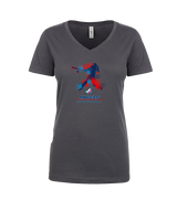 Oklahoma Angels 18U Softball Hitter - Womens Vneck