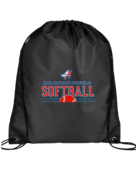 Oklahoma Angels 18U Softball Leave it all on the field - Drawstring Bag