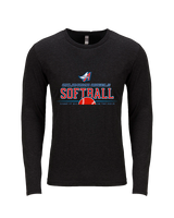 Oklahoma Angels 18U Softball Leave it all on the field - Tri-Blend Long Sleeve