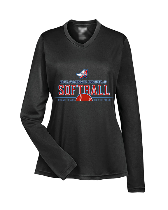 Oklahoma Angels 18U Softball Leave it all on the field - Womens Performance Longsleeve