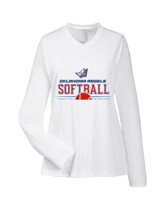 Oklahoma Angels 18U Softball Leave it all on the field - Womens Performance Longsleeve