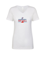 Oklahoma Angels 18U Softball Leave it all on the field - Womens Vneck