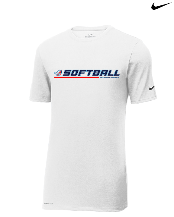 Oklahoma Angels 18U Softball Lines - Mens Nike Cotton Poly Tee