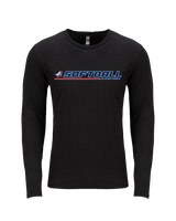 Oklahoma Angels 18U Softball Lines - Tri-Blend Long Sleeve