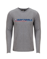 Oklahoma Angels 18U Softball Lines - Tri-Blend Long Sleeve