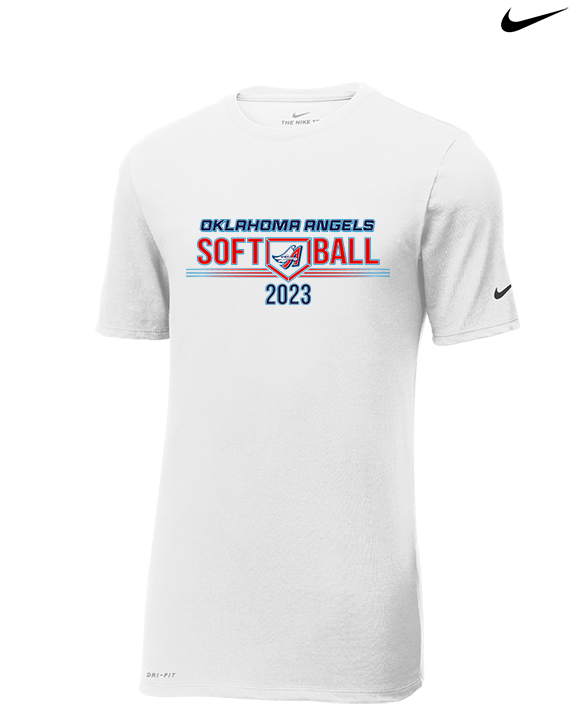 Oklahoma Angels 18U Softball - Mens Nike Cotton Poly Tee