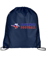 Oklahoma Panhandle State University Football Basic - Drawstring Bag