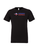 Oklahoma Panhandle State University Football Basic - Tri-Blend Shirt