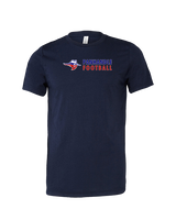 Oklahoma Panhandle State University Football Basic - Tri-Blend Shirt