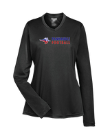 Oklahoma Panhandle State University Football Basic - Womens Performance Longsleeve