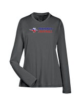 Oklahoma Panhandle State University Football Basic - Womens Performance Longsleeve