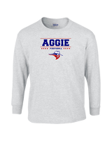 Oklahoma Panhandle State University Football Border - Cotton Longsleeve