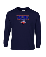 Oklahoma Panhandle State University Football Border - Cotton Longsleeve