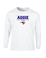 Oklahoma Panhandle State University Football Border - Cotton Longsleeve