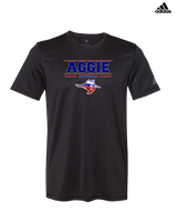 Oklahoma Panhandle State University Football Border - Mens Adidas Performance Shirt