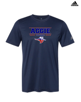 Oklahoma Panhandle State University Football Border - Mens Adidas Performance Shirt