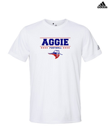 Oklahoma Panhandle State University Football Border - Mens Adidas Performance Shirt