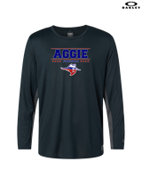 Oklahoma Panhandle State University Football Border - Mens Oakley Longsleeve