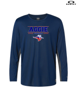 Oklahoma Panhandle State University Football Border - Mens Oakley Longsleeve
