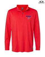 Oklahoma Panhandle State University Football Border - Mens Oakley Quarter Zip