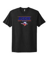 Oklahoma Panhandle State University Football Border - Mens Select Cotton T-Shirt