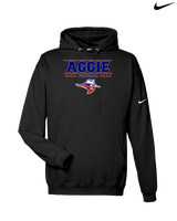 Oklahoma Panhandle State University Football Border - Nike Club Fleece Hoodie