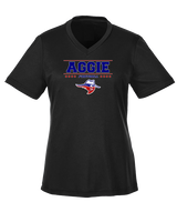 Oklahoma Panhandle State University Football Border - Womens Performance Shirt
