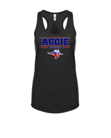 Oklahoma Panhandle State University Football Border - Womens Tank Top