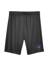 Oklahoma Panhandle State University Football Curve - Mens Training Shorts with Pockets