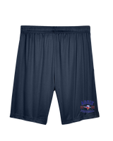 Oklahoma Panhandle State University Football Curve - Mens Training Shorts with Pockets
