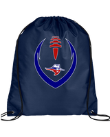 Oklahoma Panhandle State University Football Full Fball - Drawstring Bag