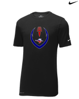 Oklahoma Panhandle State University Football Full Fball - Mens Nike Cotton Poly Tee