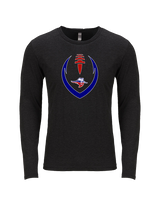 Oklahoma Panhandle State University Football Full Fball - Tri-Blend Long Sleeve