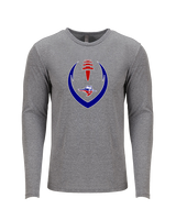 Oklahoma Panhandle State University Football Full Fball - Tri-Blend Long Sleeve