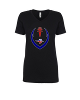 Oklahoma Panhandle State University Football Full Fball - Womens V-Neck
