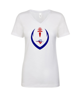 Oklahoma Panhandle State University Football Full Fball - Womens V-Neck