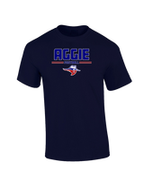 Oklahoma Panhandle State University Football Keen - Cotton T-Shirt
