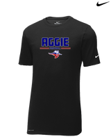 Oklahoma Panhandle State University Football Keen - Mens Nike Cotton Poly Tee