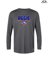 Oklahoma Panhandle State University Football Keen - Mens Oakley Longsleeve