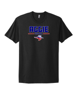 Oklahoma Panhandle State University Football Keen - Mens Select Cotton T-Shirt