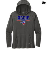 Oklahoma Panhandle State University Football Keen - New Era Tri-Blend Hoodie