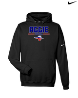 Oklahoma Panhandle State University Football Keen - Nike Club Fleece Hoodie