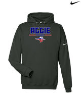 Oklahoma Panhandle State University Football Keen - Nike Club Fleece Hoodie