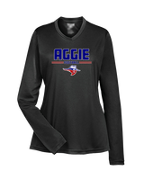 Oklahoma Panhandle State University Football Keen - Womens Performance Longsleeve