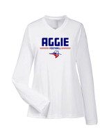 Oklahoma Panhandle State University Football Keen - Womens Performance Longsleeve