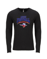 Oklahoma Panhandle State University Football School Fball - Tri-Blend Long Sleeve