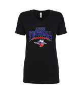 Oklahoma Panhandle State University Football School Fball - Womens Vneck