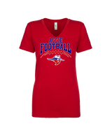 Oklahoma Panhandle State University Football School Fball - Womens Vneck