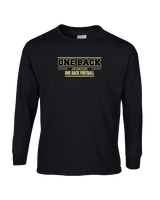 One Back Football Border - Cotton Longsleeve