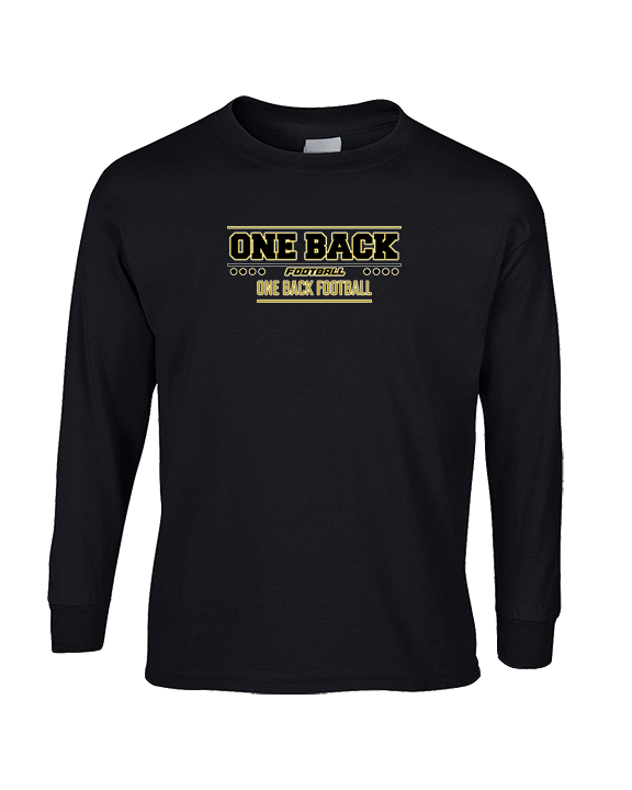 One Back Football Border - Cotton Longsleeve